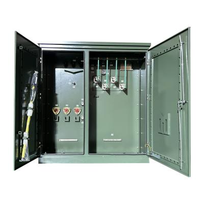 China 1500Kva 3 fase Pad gemonteerde transformator Dual Primary ANSI C57 12470V tot 480V UL gecertificeerd Te koop