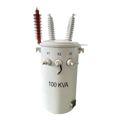 Cina 167 Kva Potenza del trasformatore montato su palo monofase 35KV ANSI / IEEE Standard C57.12.20 in vendita