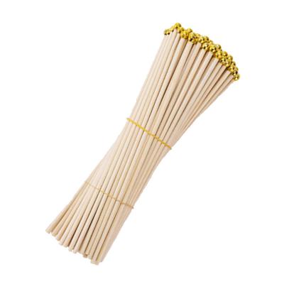 China Waving White Wooden Flag Pole 30cm Light Hand Flag Pole Gold Head 40cm for sale