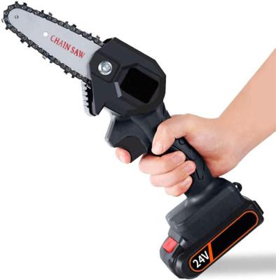 Cina macchina Mills Wood Cutting Lithium Prunner di 6in 21V Mini Small Battery Handheld Chainsaw in vendita