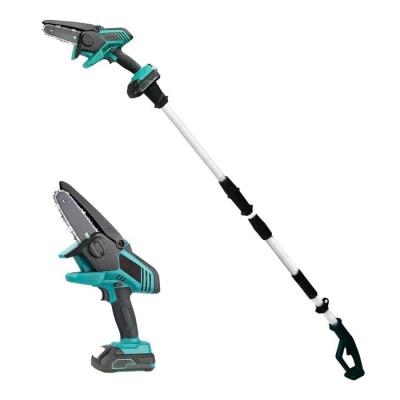 China 450w Mini Cordless árbol largo extensible Pruner del alcance de la motosierra eléctrica del jardín de 8 pulgadas en venta