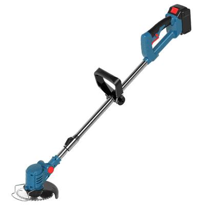 China 850W 24V draadloze grastrimmer met zwenkbaar plastic mes voor tuinwerkzaamheden Te koop