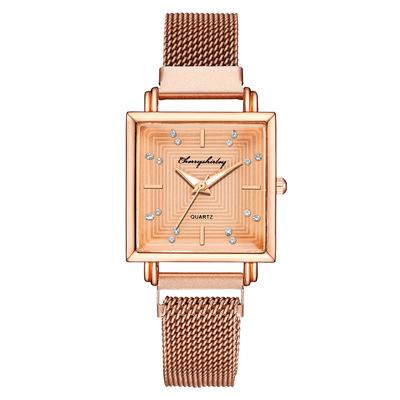 China Other Square Key Fashion Watch Retro Diamond Watch Classic Ladies Watch for sale