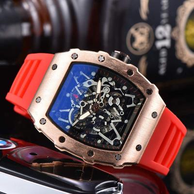 China 2021 DIVOR quartz watch cavity fashion personality Ghost master quartz men's watch quartz performance goods for sale