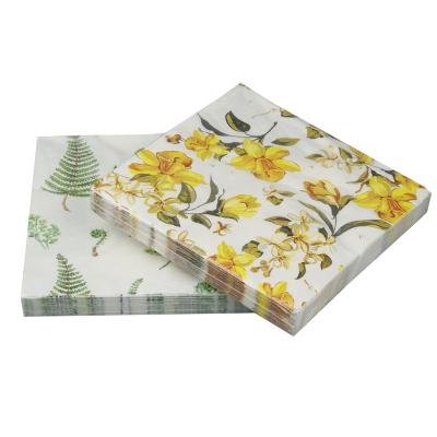 China Wholesale Professional Manufacturer High Quality Dinner Printed Paper Napkin For Sale for sale