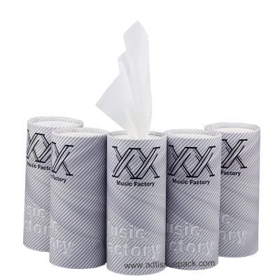 China Eco-friendly Chinese Factory Price Finely Processed Tube Cylinder Box Custom Paper Tissues for sale