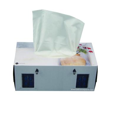 China OEM Eco-friendly Facial Tissue Paper Ultra Soft Facial Tissues Box Bamboo Eco Facial Tissue Paper Manufacturer for sale