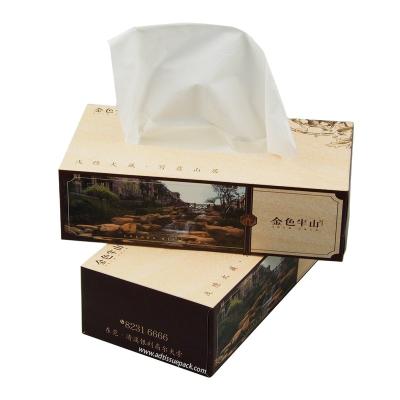 China Eco - Friendly Custom Made White Virgin Wood Pulp Box Tissue Paper Facial Tissue for sale