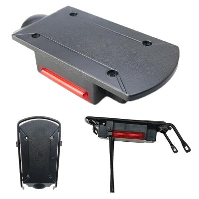 China Plastic Electric Bicycle Rear Rack E Bike Controller Plastic Case Box With Rear Light for sale