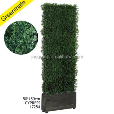 China Easily Assembled Artificial Cypress Cypress Screen Hedge for sale