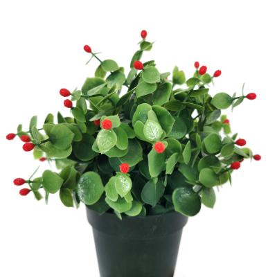 China Small Transitional Evergreen Artificial Potted Flowerpot Plants for sale