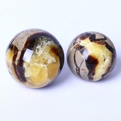 China Wholesale Natural Septarium Crystal Ball Septarium Spheres Septarium Stone From Europe for sale