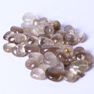 China Europe bulk tumbled stones smoky quartz tumbled smoky quartz stone rough stone for sale