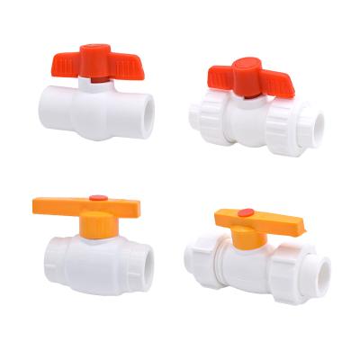 China Irrigation Ppr All Plastic Ball Valve Ppr Pipe Fittings For Stop Valve Concealed Valve for sale