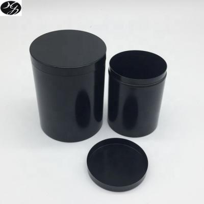 China Home Decoration 200ml Black Inside Glass Candle Holder With Wooden Lids 13mm Thick Bottom for sale