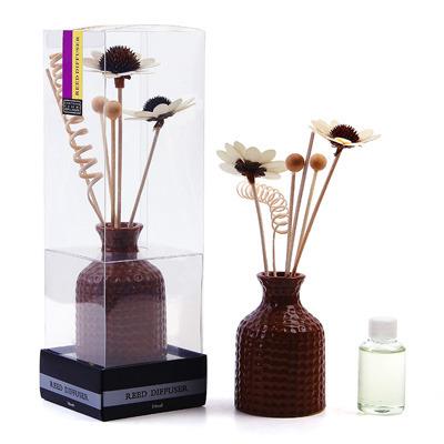 China Household Products 150ml Frosted Glass Bottle For Aroma Reed Diffuser for sale