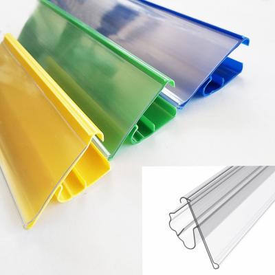 China Adhesive / plug-in / hanging data strips; Embedded Data Strip China Manufacturer Data Strip For Supermarket Shelf for sale