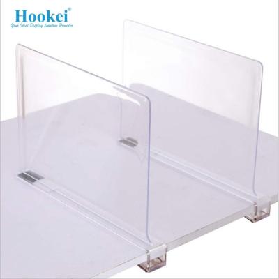 China Household Easy Installation Storage Acrylic Shelf Divider Set Closet Shelf Organizer For Bedroom Closets for sale