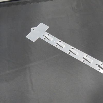 China Plastic Exhibition Clip Vending Strip For Display Merchandise Strip for sale