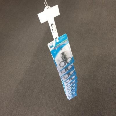 China Supermarket or shop free sample hanging clip vending strip with 12 clips for supermarket display for sale