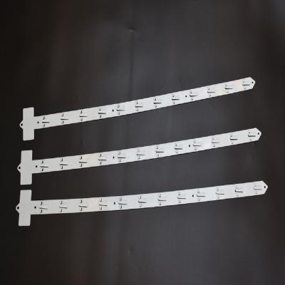 China Easy Installation Plastic Hanging Clip Tape For Retail Folding Clip Tape PVC Clip Tape for sale