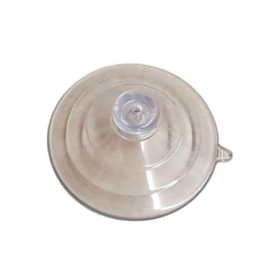 China Custom Transparent PVC And Silicone Vacuum PVC Hanging Suction Cup With Plastic Head for sale