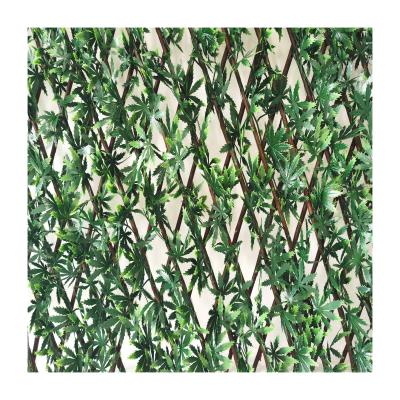 China Bayberry Green Color Willow Fence Artificial Plant Outdoor Decor Heavy Metal Free Wall for sale