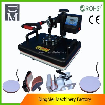 China Personalized custom thermal combo transfer open heat press printing insta 5in1 used tee shirt heat press for sale