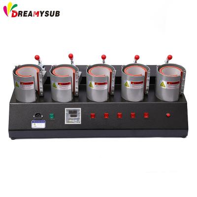 China Custom Digital Mug Printing Machine 5in1 Heat Press Machine Custom Popular Digital Mug Maker for sale