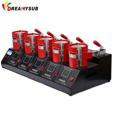 China Personalized Custom Mug Heat Press Machine Sublimation Transfer Machine 5 Controllers 110V For USA Market for sale