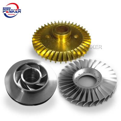 China Aluminum stainless steel//China Penker brass/bronze/plastic motor driven pump impeller in for motor price for sale