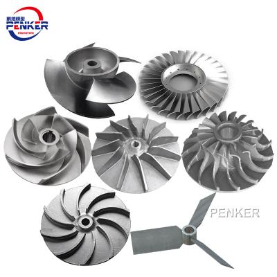 China Aluminum/stainless steel/plastic/brass/bronze impeller of China Penker's best performing axial fan pump for sale