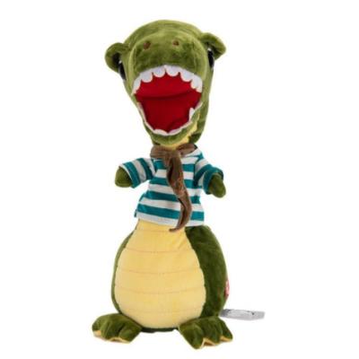 China Cute Animal Dinosaur Dancing Doll S1124 Electric Light Shake Sing Repeat Learn To Speak Shake Plush Toy for sale