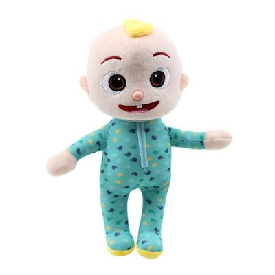 China S1127 Baby Doll Cute Animal Watermelon Plush Toy Kids Music Animation Action Number English Claw Machine Doll for sale