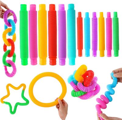 China Cute Animal Doll Big Sound Tubes Wiggle Toys Sensory Toy For Stress Anxiety Relief For Kids Adults Study Toys Toddlers Stretch Tube for sale