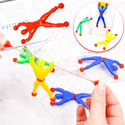 China Cute Animal Doll 8.5cm Toy Window Men With Sticky Sticky Hand Toys Color And Years Above Plastic Suitable Feet For Kids for sale