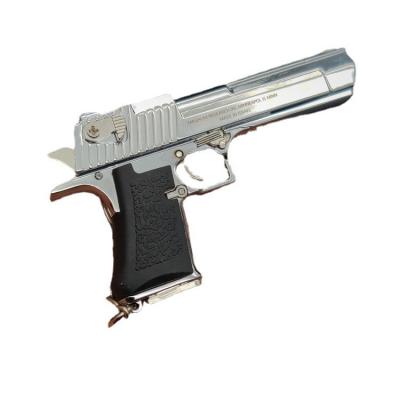 China Toy New 1:3 Desert Eagle Pistol Electronic Toys Launch Model Keychain Full Metal Shell Alloy Can Not Shoot Miniature Boy Birthday Gift Wholesale for sale