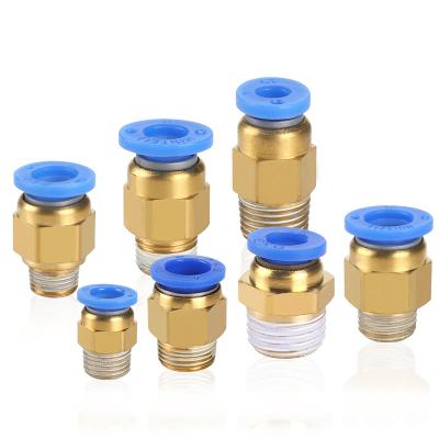 China Various Series PC6-01 Pneumatic Factory Quick Selling Tools Connect Pneumatic System Coupling Fixture for sale