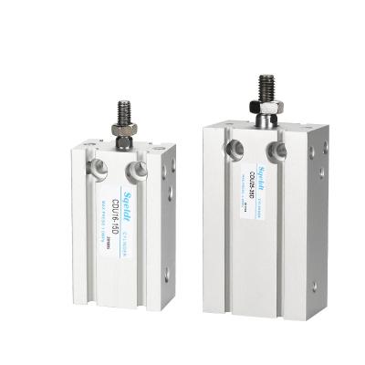 China Three Axis Air Pneumatic Cylinder Small Pneumatic Cylinder CDU6/10/16/20/25/32-5X 15*40MD Pneumatic Micro Free Installation Cylinder for sale