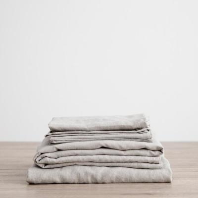 China Disposable Stonewashed Linen French Linen Sheets, 100% Linen Sheets for sale