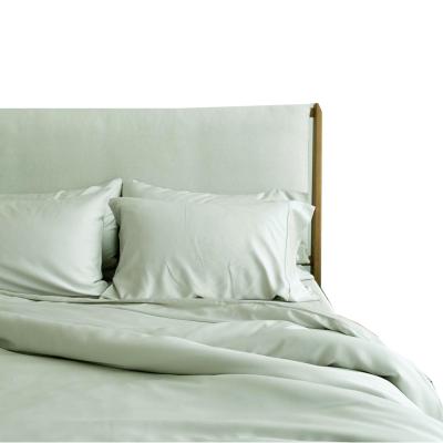 China Disposable Pure Bamboo Natural Silk 4Pcs Soft White Sheet Set, Pillow Sham Set for sale