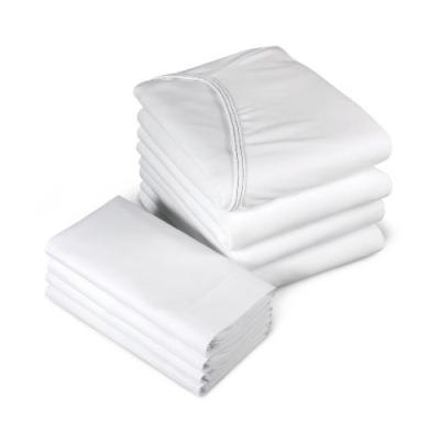 China Disposable 100% Cotton Bedding Set/Egyptian Cotton White Sheets for sale