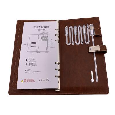 China Business Gifts Daily Rechargeable Mobile Phone Charger Notebook Wireless Power Bank for sale