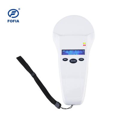 China Barcode Animal Identification Scanner RFID Reader 134.2khz 22 Cm for sale