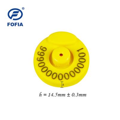 China Milking/Slaughtering/Feeding/Weighing System TPU RFID Ear Tag for Cow Identification cow ear tags  animal ear tags for sale