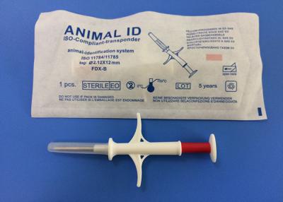 Chine puce d'identification de l'animal familier 134.2khz, implant de puce pour les transpondeurs injectables de chiens à vendre