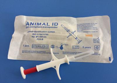 China O microchip que segue o dispositivo para cães 1.4*8mm, EM4305 encontrou identificadores injetáveis do microchip do animal de estimação à venda