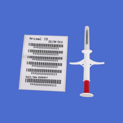 China pescados animales de la identificación de 134.2KHz Rfid que siguen el implante del microchip del transpondor del ISO para el perro y gato y veterinario en venta