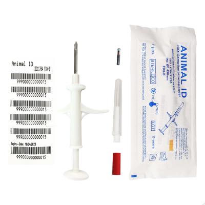 China microchip branco do padrão de Iso de 1.4*8mm para cães/gato à venda