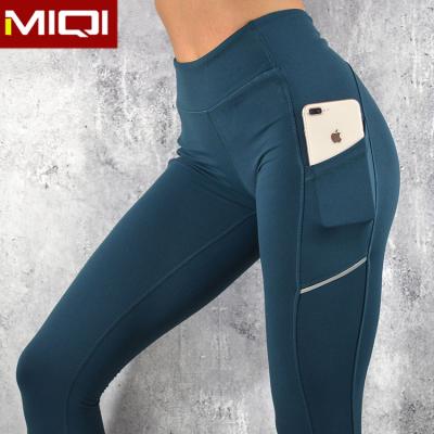 China Most Breathable Private Label Fitness Classes Women Running Pants Sports Workout Gaiters With Pocket for sale